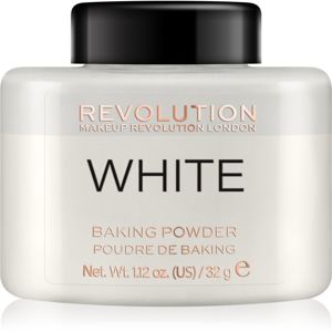 Makeup Revolution Baking Powder sypký púder odtieň White 32 g