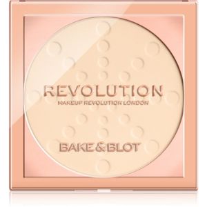 Makeup Revolution Bake & Blot fixačný púder odtieň Translucent 5.5 g
