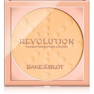 Makeup Revolution Bake & Blot fixačný púder odtieň Banana 5.5 g