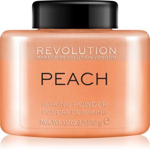 Makeup Revolution Baking Powder sypký púder odtieň Peach 32 g