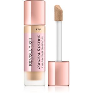 Makeup Revolution Conceal & Define krycí make-up odtieň F7.5 23 ml