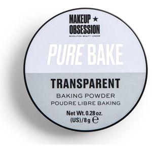 Makeup Obsession Pure Bake zmatňujúci sypký púder odtieň Transparent 8 g