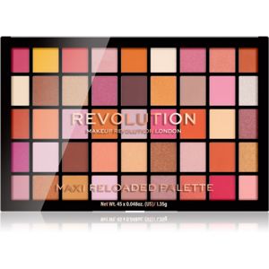 Makeup Revolution Maxi Reloaded Palette paletka púdrových očných tieňov odtieň Big Big Love 45x1.35 g