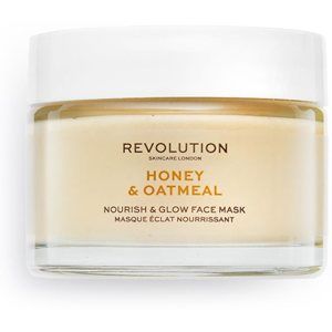 Revolution Skincare Honey & Oatmeal rozjasňujúca pleťová maska