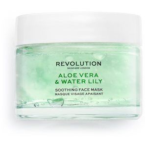Revolution Skincare Aloe Vera & Water Lily upokojujúca pleťová maska