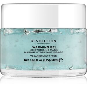 Revolution Skincare Warming Gel hydratačná pleťová maska