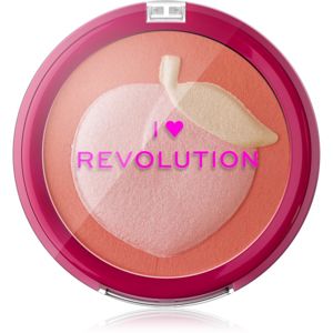I Heart Revolution Fruity Peach kompaktná lícenka odtieň Peach 9.2 g