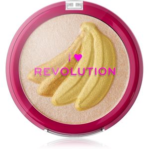 I Heart Revolution Fruity Highlighter Banana kompaktný púdrový rozjasňovač 10,8 g