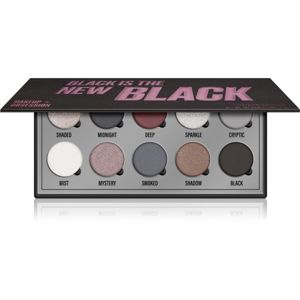 Makeup Obsession Black Is The New Black paletka očných tieňov 10 13 g
