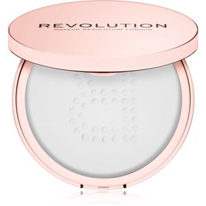 Makeup Revolution Conceal & Fix transparentný sypký púder vodeodolný odtieň Translucent 13 g