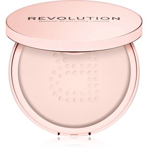 Makeup Revolution Conceal & Fix transparentný sypký púder vodeodolný odtieň Light Pink 13 g