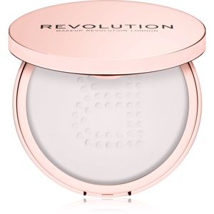 Makeup Revolution Conceal & Fix transparentný sypký púder vodeodolný odtieň Light Lavender 13 g