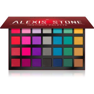 Makeup Revolution X Alexis Stone paletka očných tieňov s matným efektom odtieň The Instinct 28x1.2 g