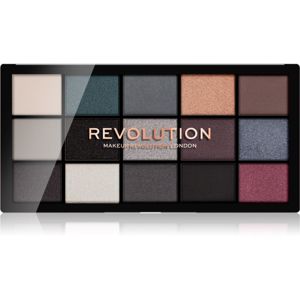 Makeup Revolution Reloaded paletka očných tieňov odtieň Blackout 15 x 1,1 g