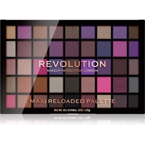 Makeup Revolution Maxi Reloaded Palette paletka púdrových očných tieňov odtieň Baby Grand 45x1.35 g