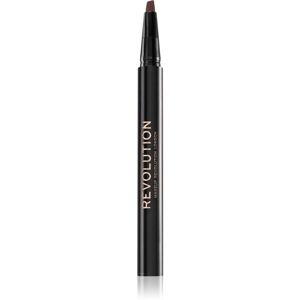 Makeup Revolution Bushy Brow ceruzka na obočie odtieň Dark Brown 0,5 ml