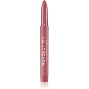 Makeup Revolution Velvet Kiss krémový hydratačný rúž v ceruzke odtieň Rosé 1,2 g