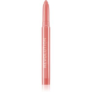 Makeup Revolution Velvet Kiss krémový hydratačný rúž v ceruzke odtieň White Wedding 1,2 g
