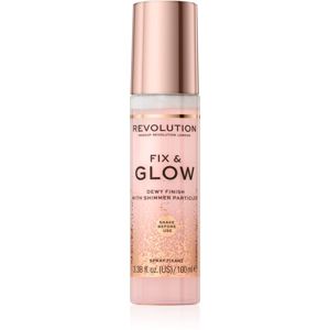 Makeup Revolution Fix & Glow fixačný sprej na make-up s hydratačným účinkom 100 ml