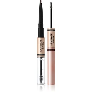 Makeup Revolution Laminate Brow ceruzka a gél na obočie odtieň Ash Brown 2,1 g