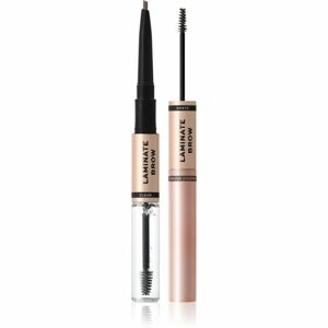 Makeup Revolution Laminate Brow ceruzka a gél na obočie odtieň Medium Brown 2.1 g