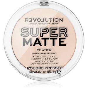 Revolution Relove Super Matte Powder zmatňujúci púder odtieň Translucent 6 g