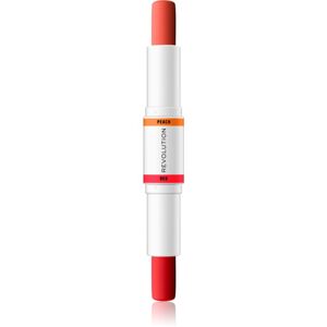 Makeup Revolution IRL Filter korekčná tyčinka pre zjednotenie farebného tónu pleti odtieň Red & Peach 2x4,3 g