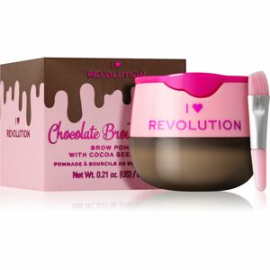 I Heart Revolution Chocolate pomáda na obočie Milk Chocolate (dark blonde to light brown hair) 6 g