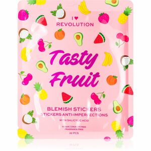 I Heart Revolution Tasty Fruit čistiace pleťové náplasti s kyselinou hyalurónovou 32 ks