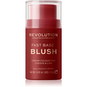 Makeup Revolution Fast Base tónovací balzam na pery a líca odtieň Spice 14 g