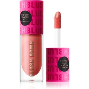 Makeup Revolution Blush Bomb krémová lícenka odtieň Glam Orange 4,6 ml