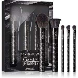 Makeup Revolution X Game Of Thrones 3 Eyed Raven sada štetcov 5 ks