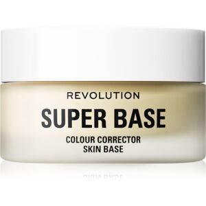 Makeup Revolution Super Base ľahko zafarbená podkladová báza odtieň Yellow 25 ml