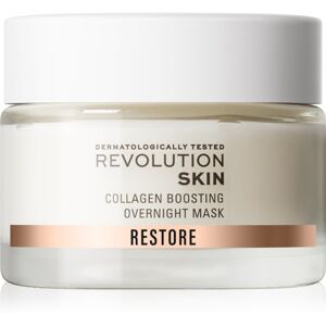 Revolution Skincare Restore Collagen Boosting obnovujúca nočná krémová maska na podporu tvorby kolagénu 50 ml