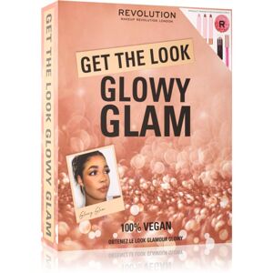 Makeup Revolution Get The Look Glowy Glam darčeková sada (pre rozjasnenie pleti)