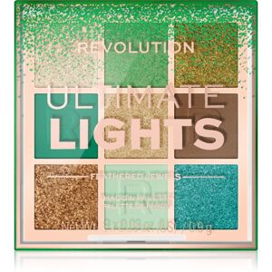 Makeup Revolution Ultimate Lights paletka očných tieňov odtieň Jewels 8,1 g