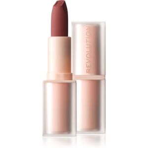 Makeup Revolution Lip Allure Soft Satin Lipstick krémový rúž so saténovým finišom odtieň Wifey Dusky Pink 3,2 g