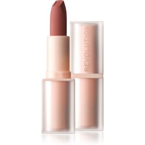 Makeup Revolution Lip Allure Soft Satin Lipstick krémový rúž so saténovým finišom odtieň Brunch Pink Nude 3,2 g