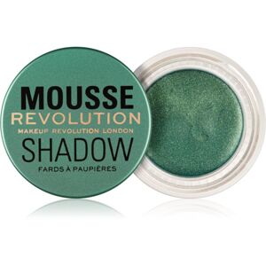 Makeup Revolution Mousse očné tiene odtieň Emerald Green 4 g