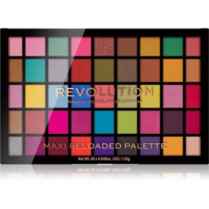 Makeup Revolution Maxi Reloaded Palette paletka púdrových očných tieňov odtieň Colour Wave 45x1.35 g