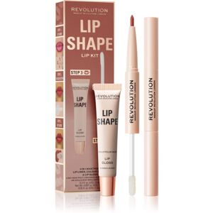 Makeup Revolution Lip Shape Kit sada na pery odtieň Chauffeur Nude 1 ks