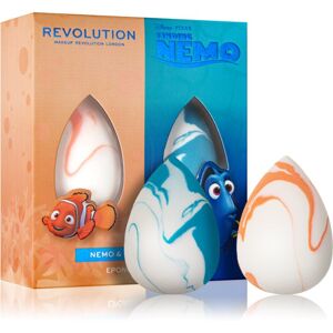 Makeup Revolution X Finding Nemo Nemo & Dory hubka na make-up 2 ks