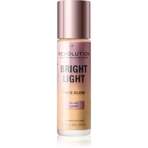 Makeup Revolution Bright Light rozjasňujúci tónovací fluid odtieň Gleam Light 23 ml