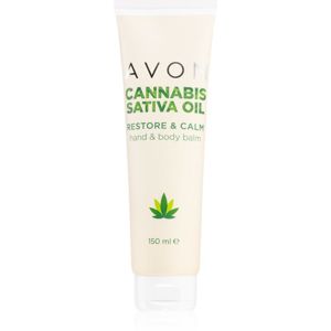 Avon Cannabis Sativa Oil krém na ruky a telo s konopným olejom 150 ml