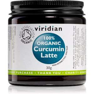 Viridian Nutrition 100% Organic Curcumin Latte prášok na prípravu nápoja 30 g