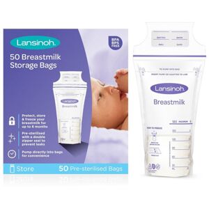 Lansinoh Breastfeeding Breastmilk Storage Bags vrecúško na uchovanie materského mlieka 50 ks