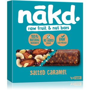 NAKD Salted Caramel set ovocných tyčiniek 4x35 g