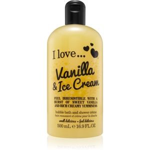 I love... Vanilla & Ice Cream sprchový a kúpeľový krém