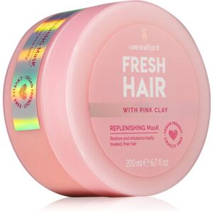 Lee Stafford Fresh Hair Pink Clay revitalizačná maska pre jemné vlasy 200 ml