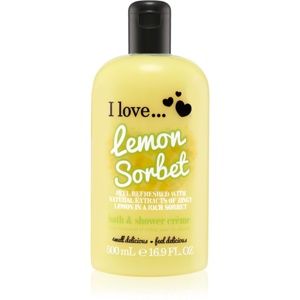 I love... Lemon Sorbet sprchový a kúpeľový krém 500 ml